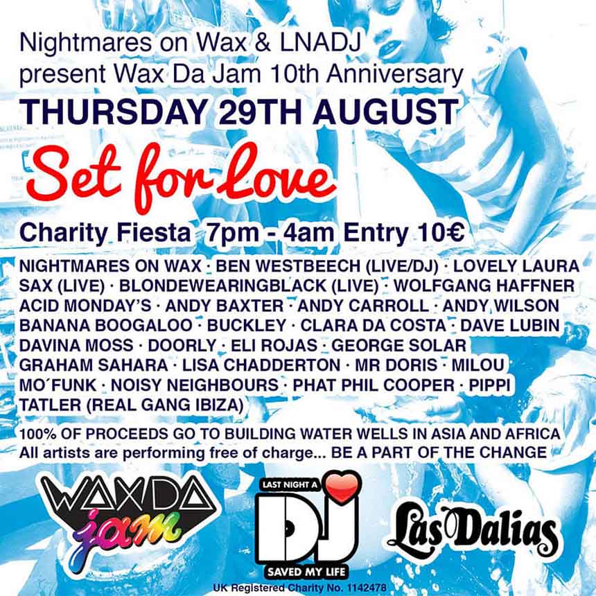 Set For love - Wax Da Jam/LNADJ Fundraiser